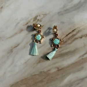 Clip on turtle earrings from Clare’s